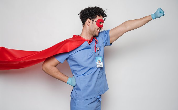 Enfermeiro super-herói