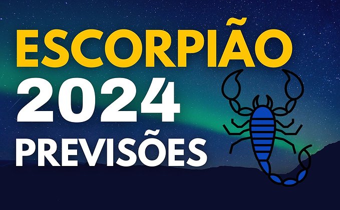 Horóscopo Escorpião 2024