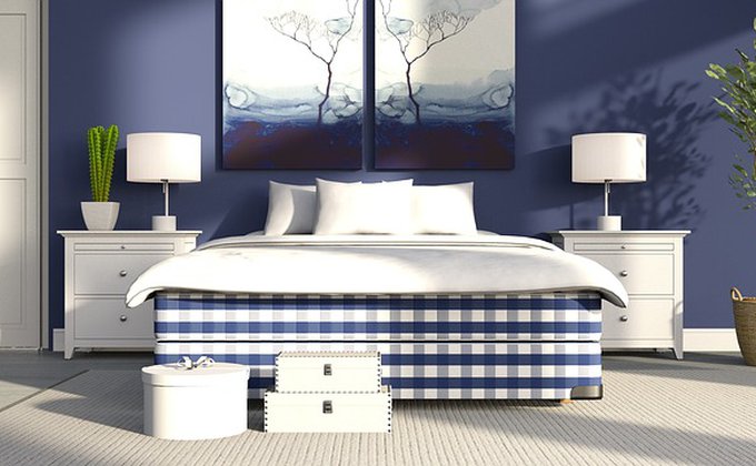 Cama azul Cama azul